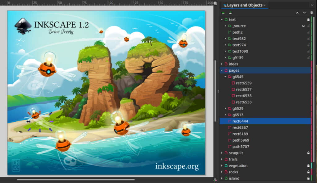 Adobe Illustrator 的替代品 Inkscape 发布了 1.2 版本