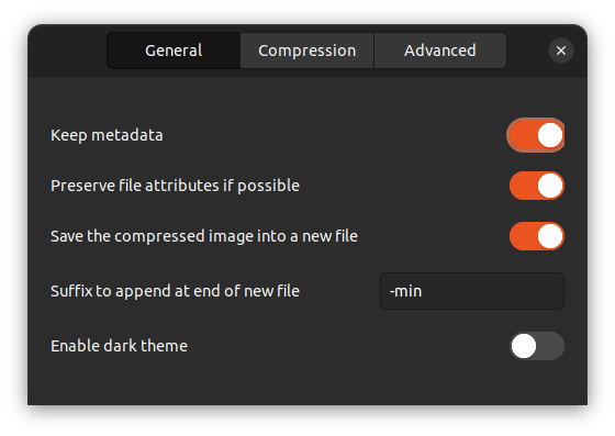 curtail configuration options