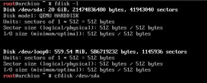 fdisk -l 之前的分区