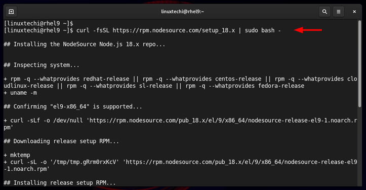 如何在 RHEL 9 上安装 Node.js