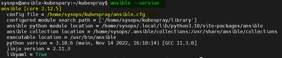 使用 Kubespray 安装 Kubernetes 集群