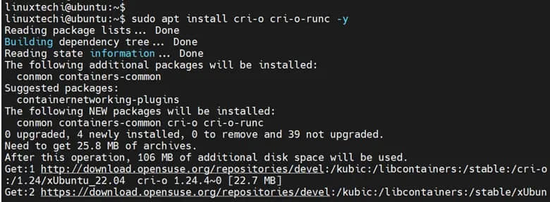 如何在 Ubuntu 22.04 上安装 CRI-O 容器运行时