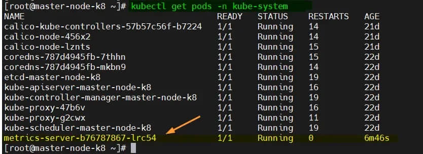 如何逐步安装 Kubernetes（k8s）指标服务器