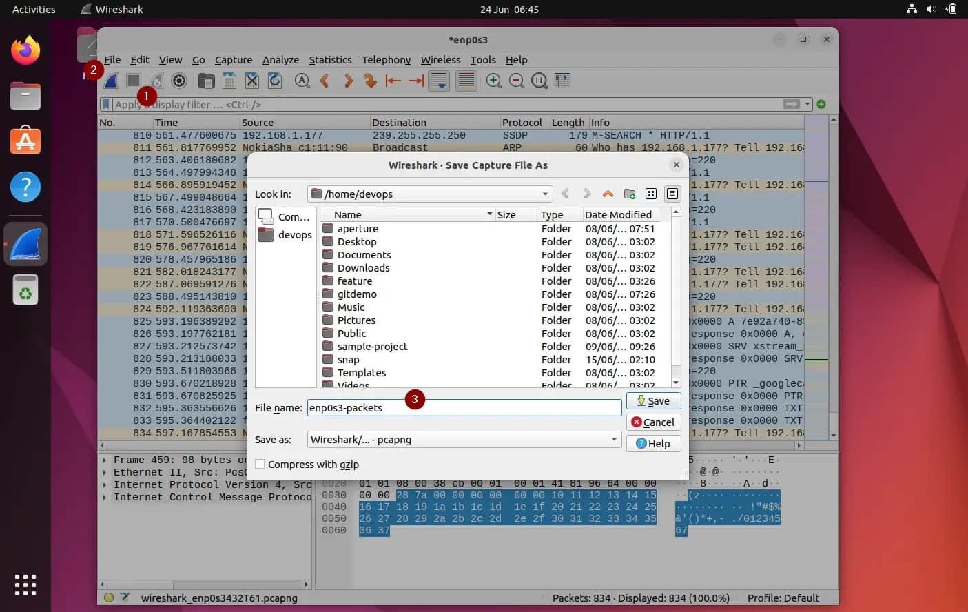 Save-Captured-Packets-Wireshark-Ubuntu