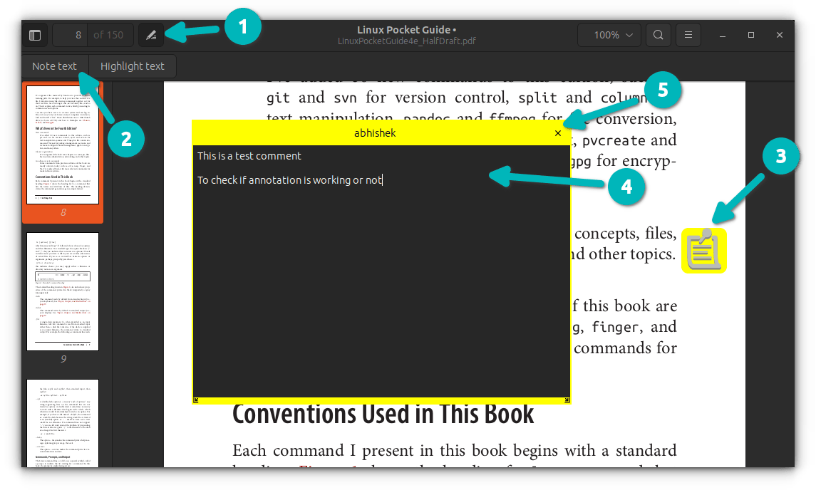 如何在 Linux 中注释 PDF