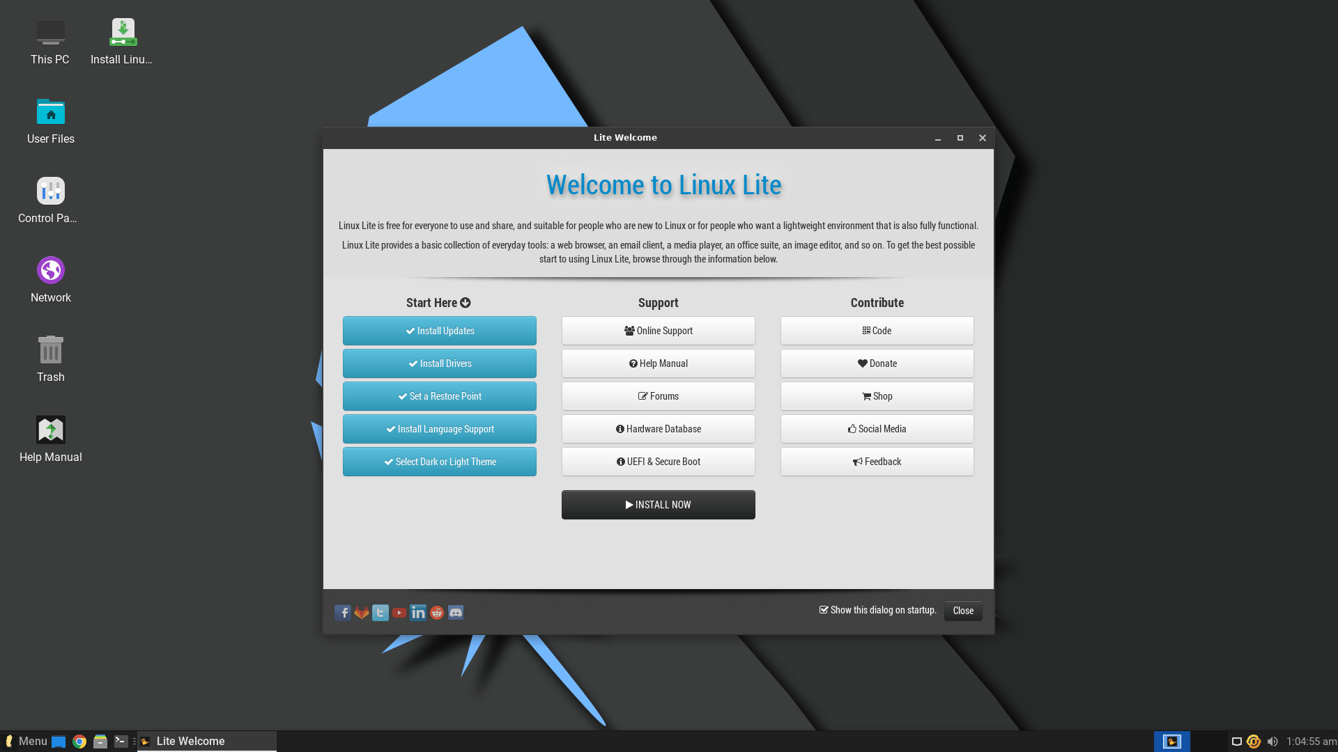 Linux Lite 6.6 发布：更新了欢迎应用和图标主题