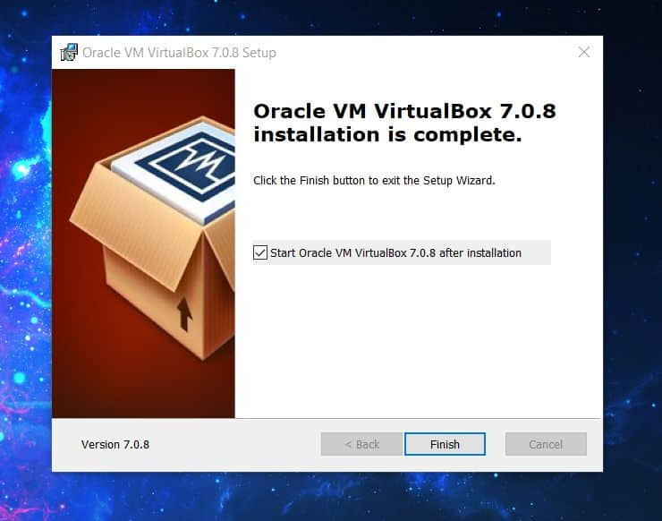 在 Windows 上安装 VirtualBox