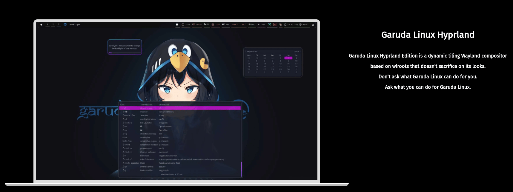 Garuda Linux “Spizaetus” 发布，可以体验 KDE Plasma 6 了！