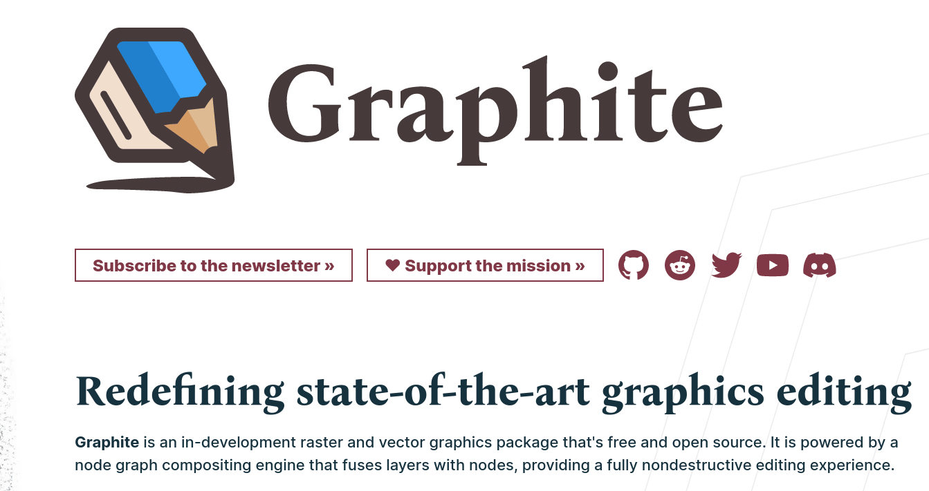 Graphite：由 AI 助力的基于网络的开源矢量图形编辑器