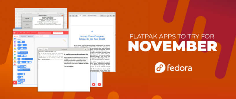 在 Fedora Linux 上值得尝试的酷炫 Flatpak 应用（11 月）