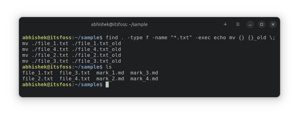 终端基础：在 Linux 中重命名文件和目录