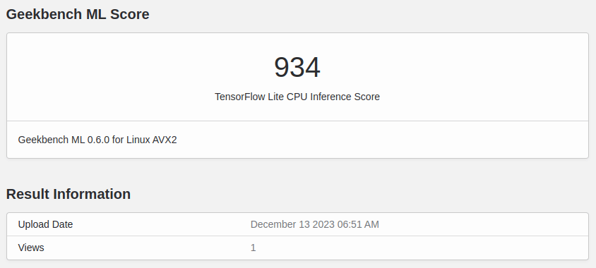 Geekbench ML Benchmark 应用添加了 Linux 桌面支持